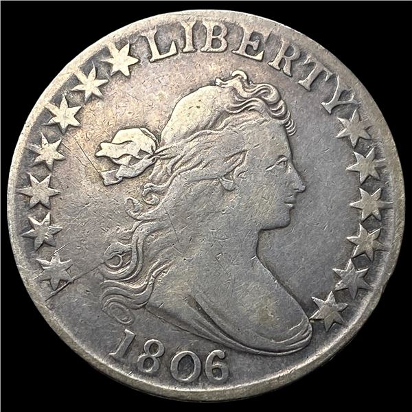 1806 Draped Bust Half Dollar LIGHTLY  CIRCULATED