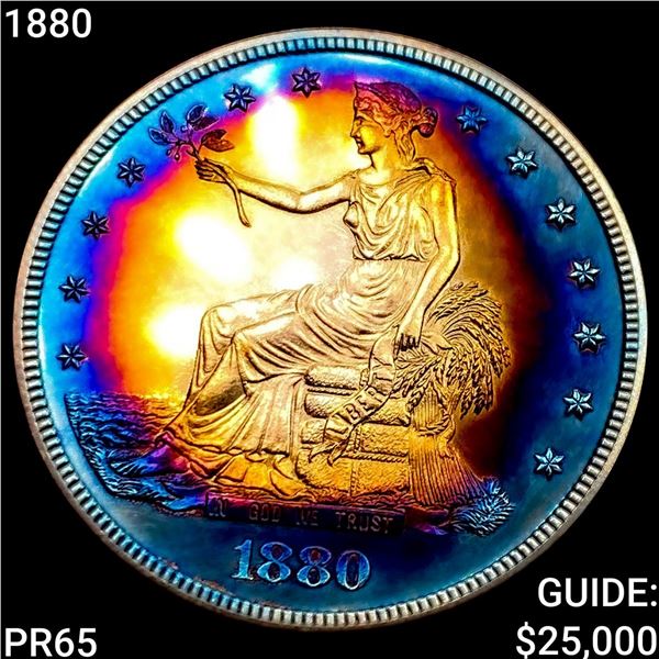 1880 Silver Trade Dollar GEM PROOF