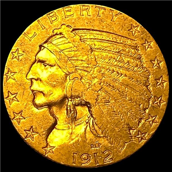 1912-D Indian Head $5 Gold Half Eagle CLOSELY  UNCIRCULATED