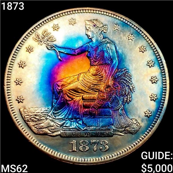 1873 Silver Trade Dollar UNCIRCULATED