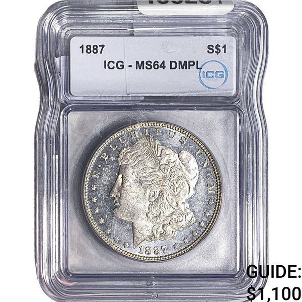 1887 Morgan Silver Dollar ICG MS64 DMPL