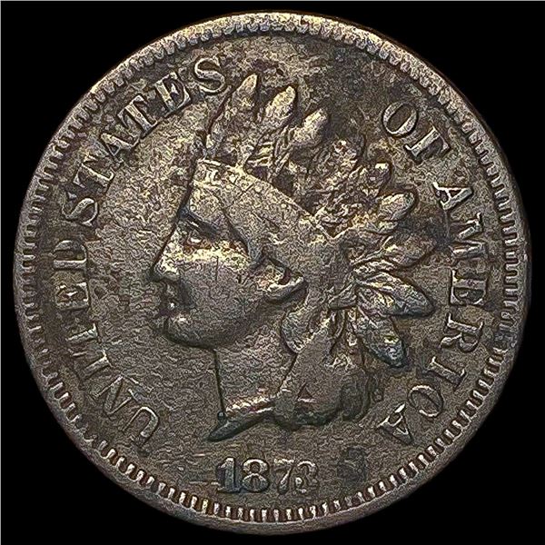 1873 Doubled Liberty Indian Head Cent HIGH   GRADE