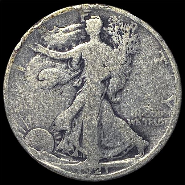 1921-D Silver Walking Liberty Half Dollar   HIGH GRADE