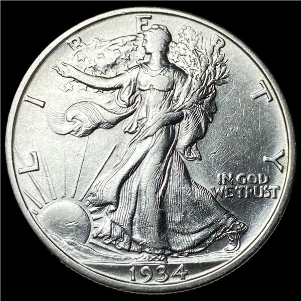 1934-D Silver Walking Liberty Half Dollar   CLOSELY UNCIRCULATED