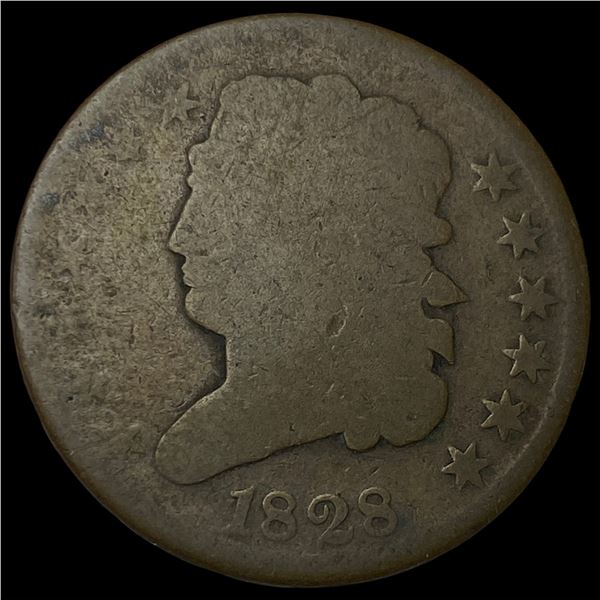 1828 Classic Head Half Cent NICELY CIRCULATED