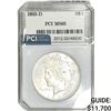 Image 1 : 1923-D Silver Peace Dollar PCI MS66