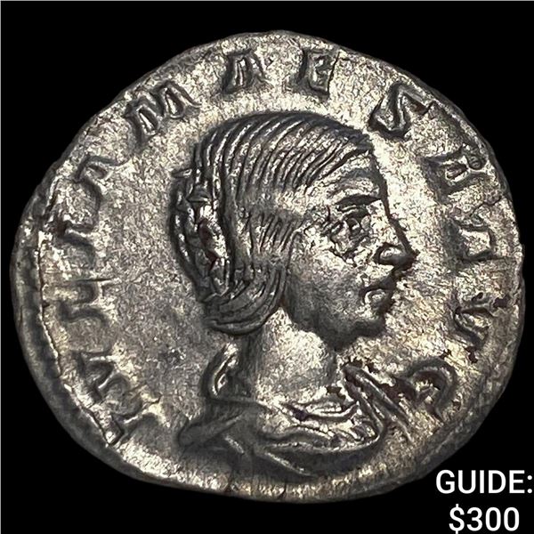 Roman Empire Julia Maesa 221-222 AD Silver  Denarius NEARLY UNCIRCULATED