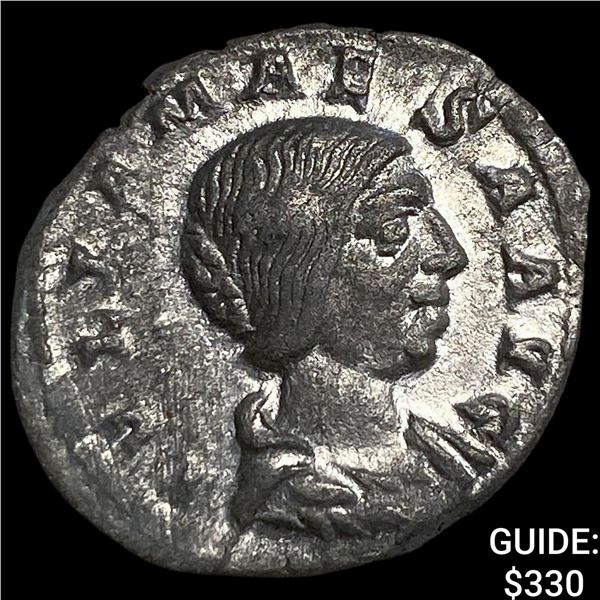 Roman Empire Julia Maesa 221-222 AD Silver  Denarius NEARLY UNCIRCULATED