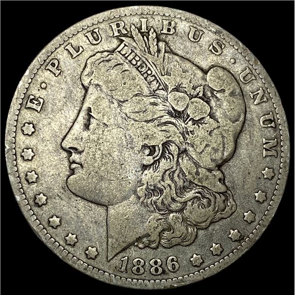 1886-O Silver Morgan Dollar ABOUT   UNCIRCULATED