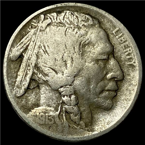 1913-S Buffalo Nickel Type 2 ABOUT   UNCIRCULATED