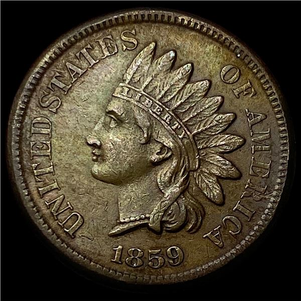 1859 Copper-Nickel Indian Head Cent CLOSELY   UNCIRCULATED