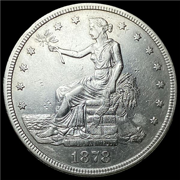 1878-S Silver Trade Dollar CLOSELY   UNCIRCULATED