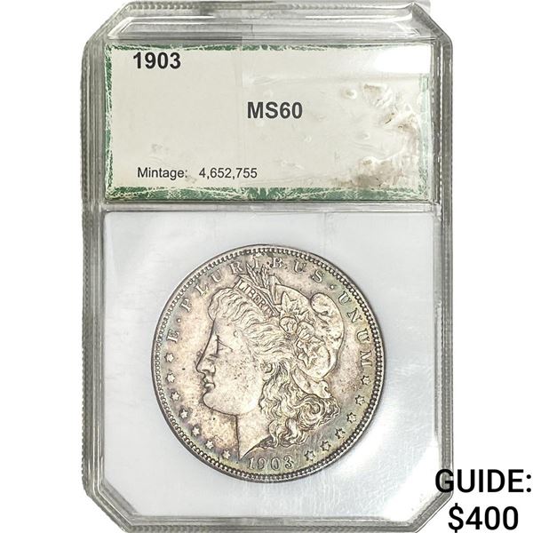 1903 Morgan Silver Dollar PCI MS60