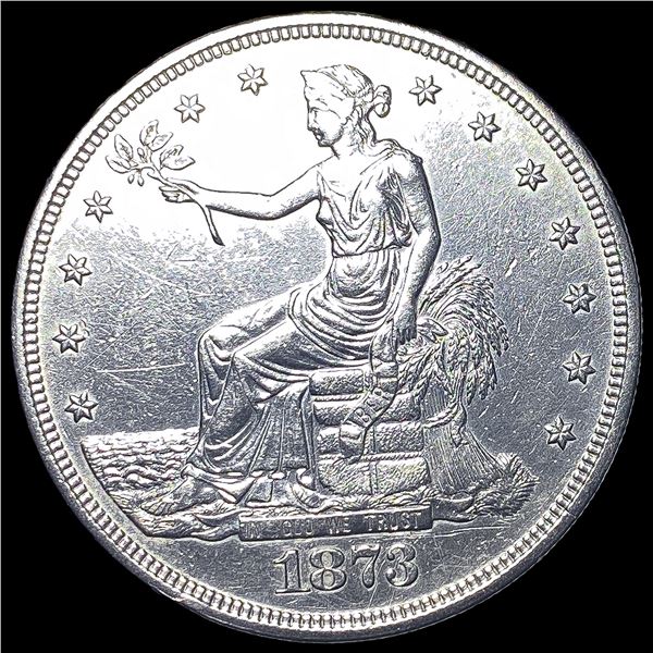 1873 Silver Trade Dollar CLOSELY UNCIRCULATED
