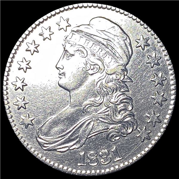 1831 Silver Capped Bust Half Dollar CLOSELY   UNCIRCULATED