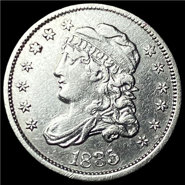 1835 Silver Capped Bust Half Dime CLOSELY   UNCIRCULATED