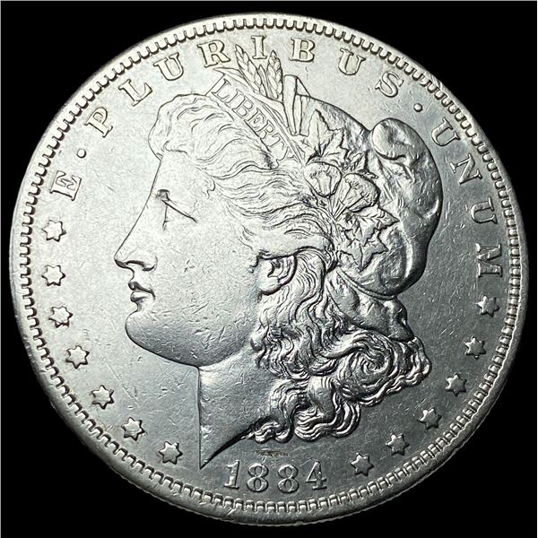 1884-S Silver Morgan Dollar CLOSELY   UNCIRCULATED