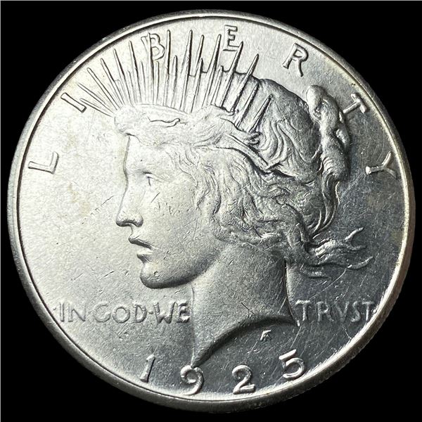 1925-S Silver Peace Dollar CLOSELY   UNCIRCULATED