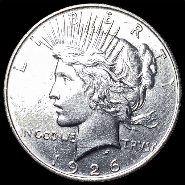 1926-D Silver Peace Dollar NEARLY   UNCIRCULATED