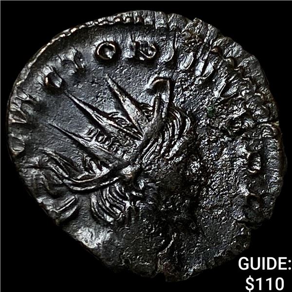 Romano-Gallic Victorinus 269-271 AD Dbl  Denarius CHOICE AU