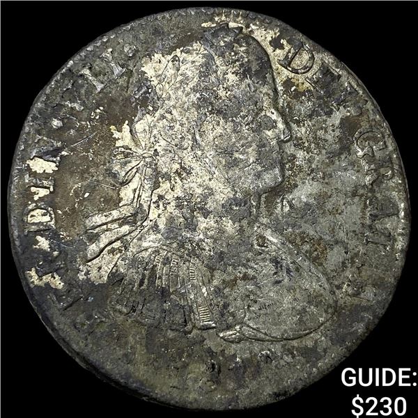 Colonial Spain Silver 8 Reales NEARLY  UNCIRCULATED