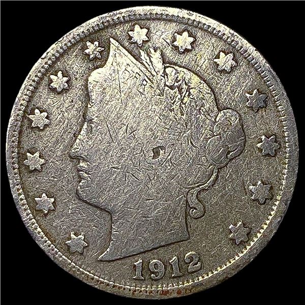 1912-S Liberty Head Nickel NICELY CIRCULATED