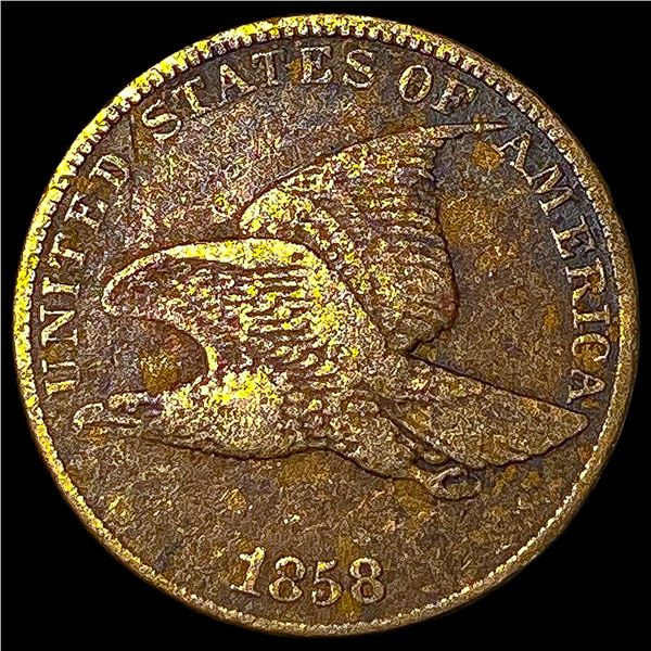 1858 Copper-Nickel Flying Eagle Cent HIGH   GRADE