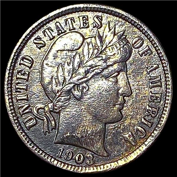 1903-O Silver Barber Dime CLOSELY   UNCIRCULATED