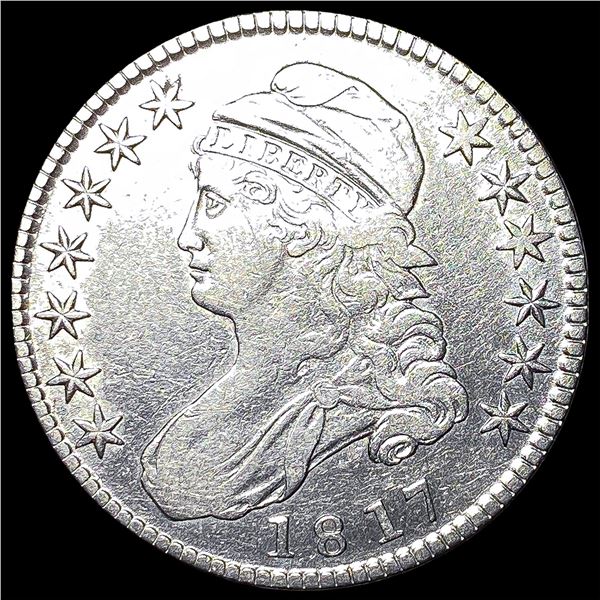 1817 Capped Bust Half Dollar NEARLY   UNCIRCULATED
