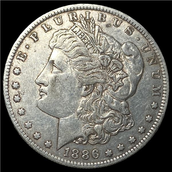 1886-O Silver Morgan Dollar NEARLY  UNCIRCULATED
