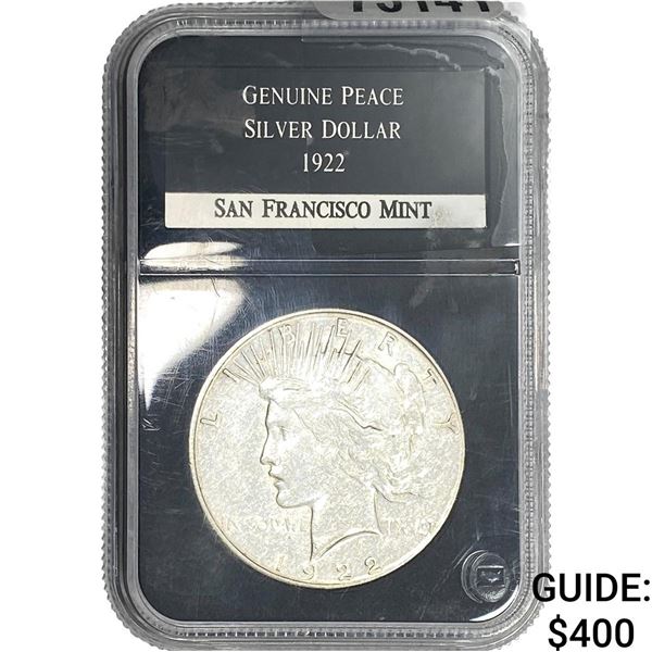 1922 Silver Peace Dollar