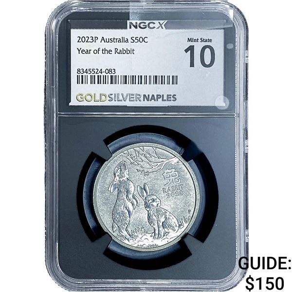 2023 S50C Australia Year of the Rabbit NGC