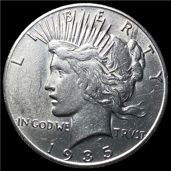 1935-S Silver Peace Dollar CLOSELY  UNCIRCULATED