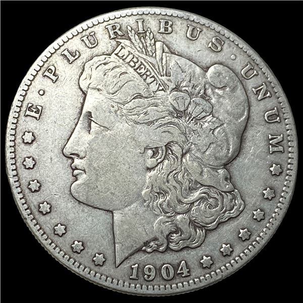 1904-S Silver Morgan Dollar LIGHTLY  CIRCULATED