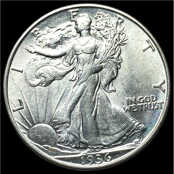 1936-D Silver Walking Liberty Half Dollar  UNCIRCULATED