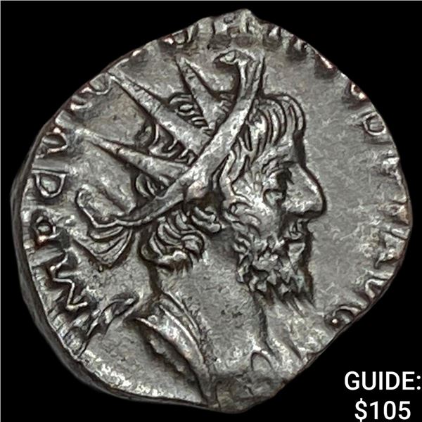 Romano-Gallic Victorinus 269-271 BI Dbl  Denarius CHOICE AU
