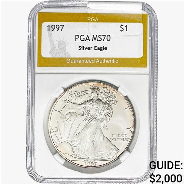 1997 American Silver Eagle PGA MS70