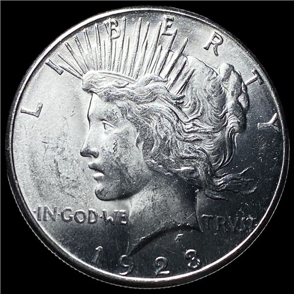 1923-S Silver Peace Dollar GEM BU