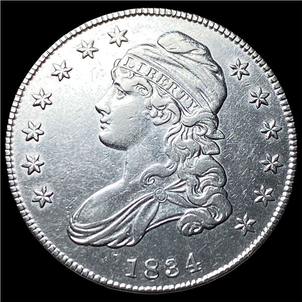 1834 Silver Capped Bust Half Dollar CHOICE AU