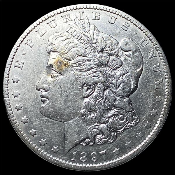 1897-O Silver Morgan Dollar NEARLY  UNCIRCULATED