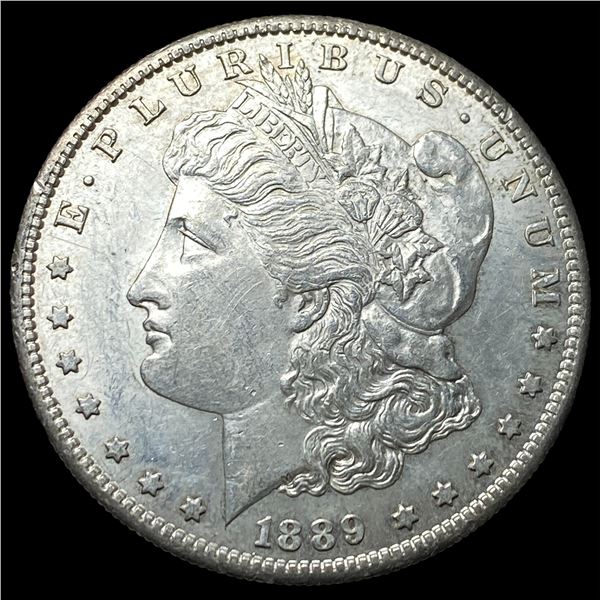 1889-S Silver Morgan Dollar CHOICE AU