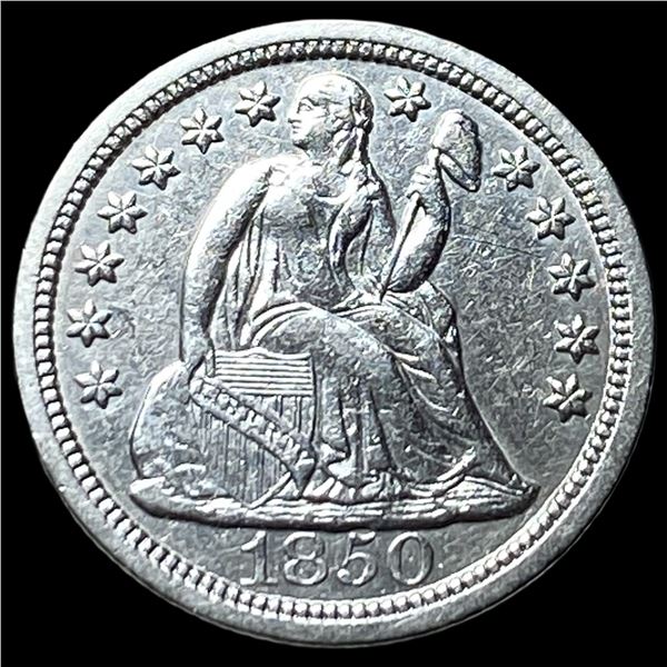 1850 Seated Liberty Dime CLOSELY UNCIRCULATED