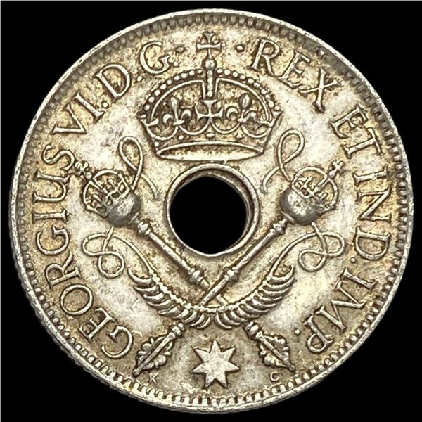 1945 New Guinea Silver Shilling UNCIRCULATED