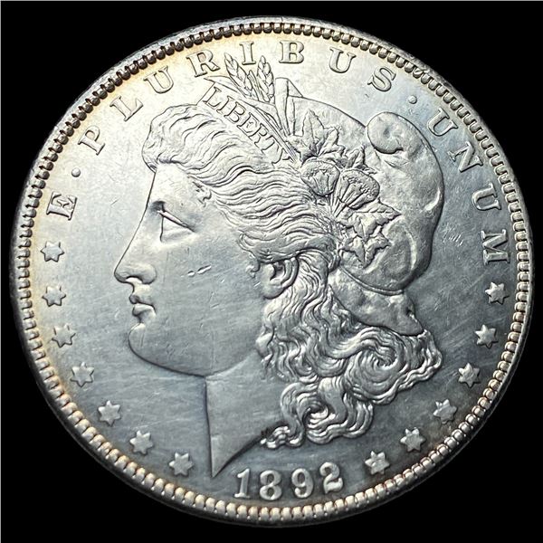 1892 Silver Morgan Dollar CLOSELY  UNCIRCULATED