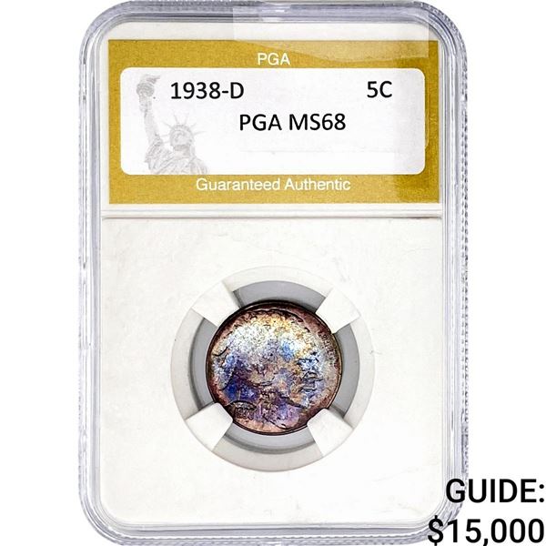 1938-D Buffalo Nickel PGA MS68