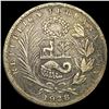 Image 2 : 1928 Peru Silver 1/2 Sol