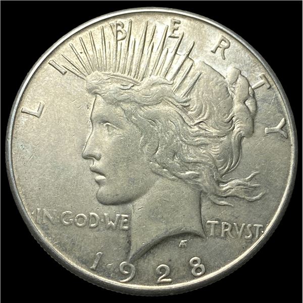 1928-S Silver Peace Dollar CLOSELY  UNCIRCULATED