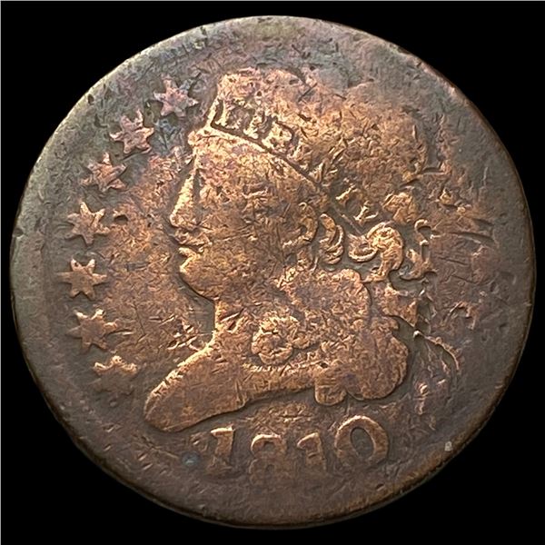 1810 Classic Head Half Cent NICELY CIRCULATED