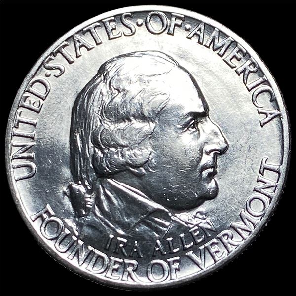 1927 Silver Vermont Half Dollar UNCIRCULATED