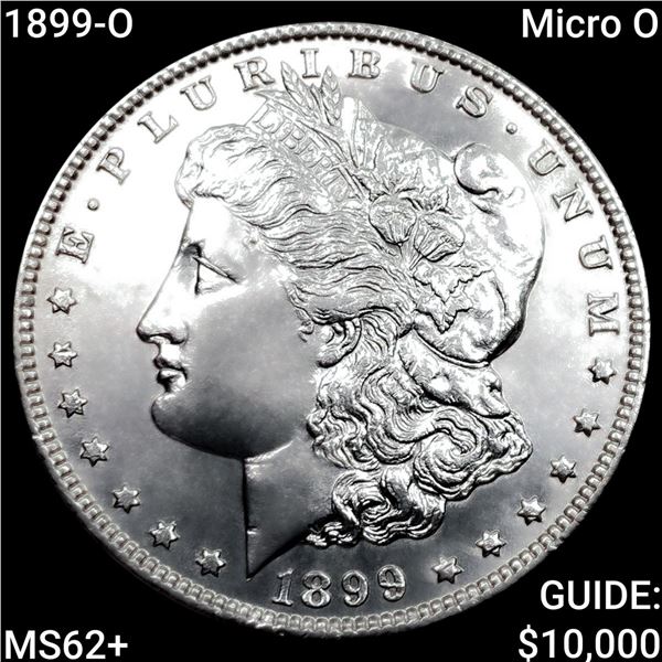 1899-O Micro O Morgan Silver Dollar  UNCIRCULATED +